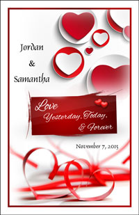 Wedding Program Cover Template 2 - Version 2